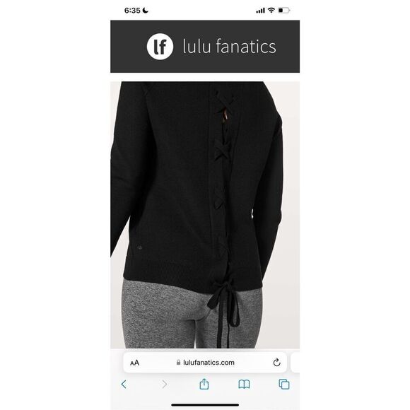 Lululemon tied to you sweater - Picture 2 of 10